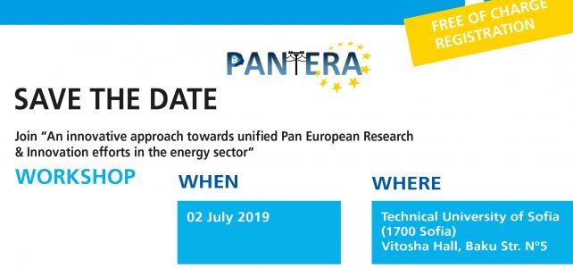 PANTERA Workshop “Pan European Research and Innovation activities for smart grids, energy storage and local energy systems”