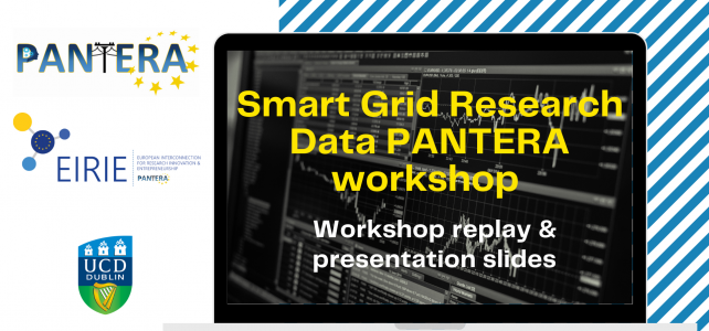 Smart Grid Research Data PANTERA workshop available on-demand